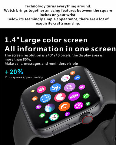 Pingko Smartwatch with large screen