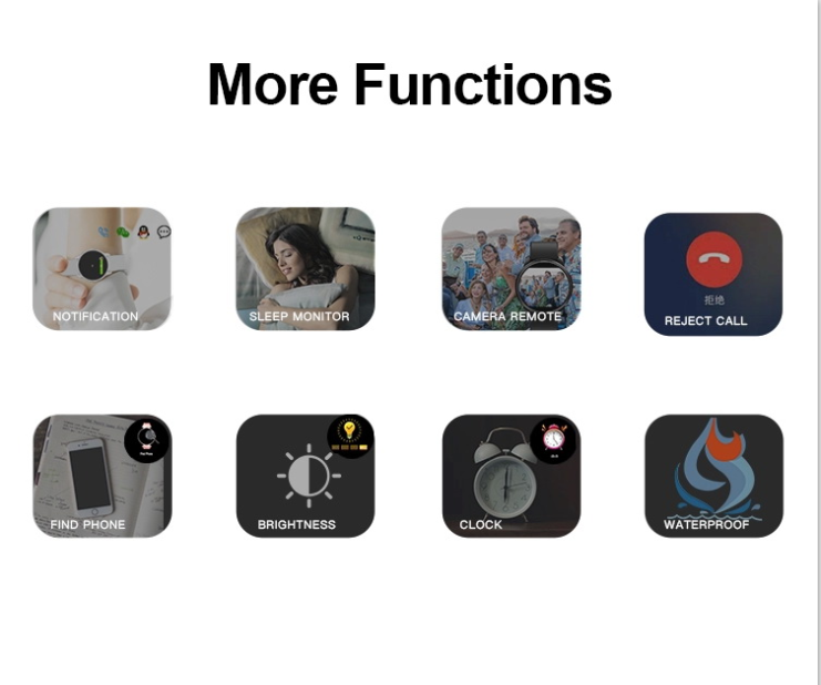 functions of B6W Smart Bracelet