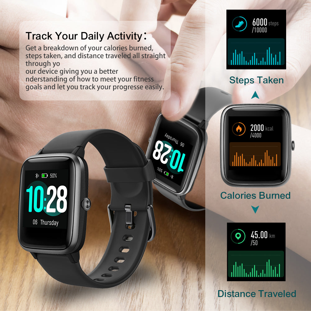 ID205L Smart Fitness Watch – PINGKO can track your daily activity