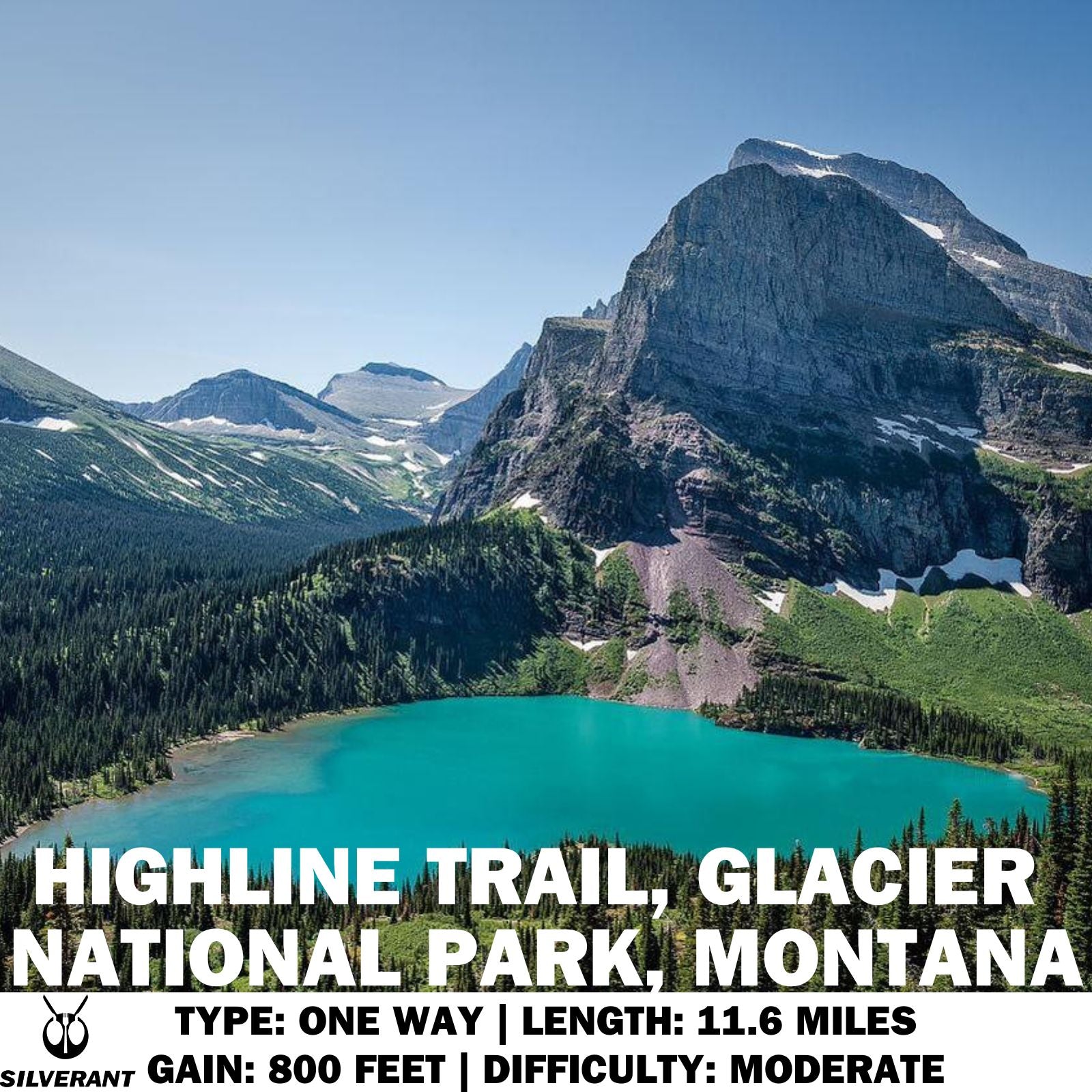 Highline Trail, Glacier National Park, Montana - SilverAnt Outdoors
