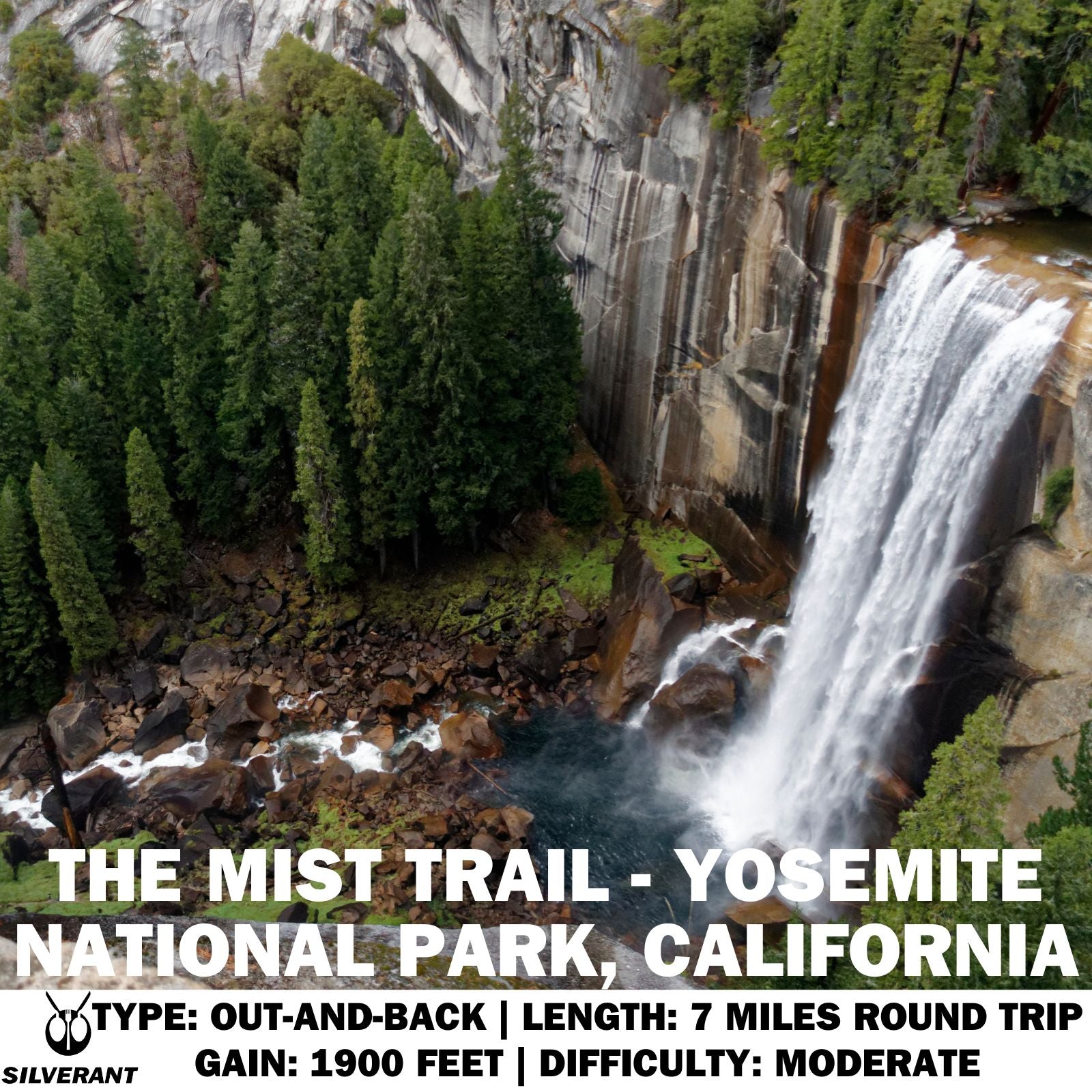 The Mist Trail - Yosemite National Park, California - SilverAnt Outdoors