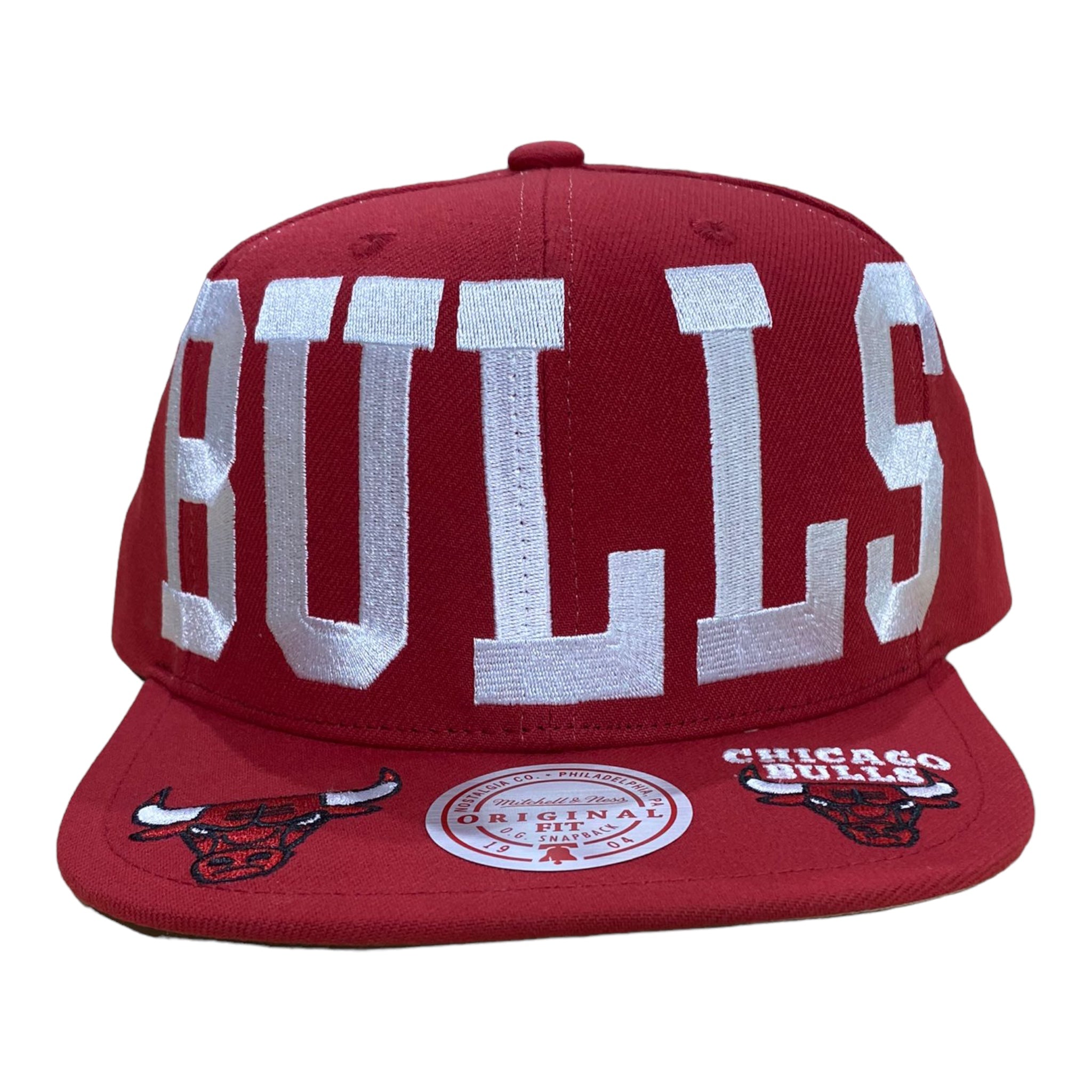 MITCHELL & NESS: Bulls Big Text Snapback