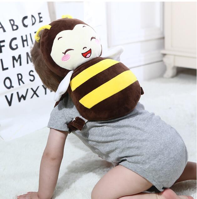 New Brand Cute Baby Infant Toddler Newborn Head Back Protector Safety Pad Harness Headgear Cartoon Baby Head Protection Pad