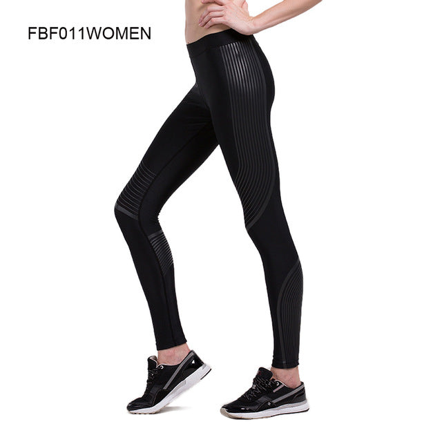 Yoga Compression Pants Elastic Tights Female Exercise Sports Fitness