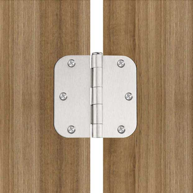 Brushed Nickel Door Hinges 3.5inch Interior Door Hardware