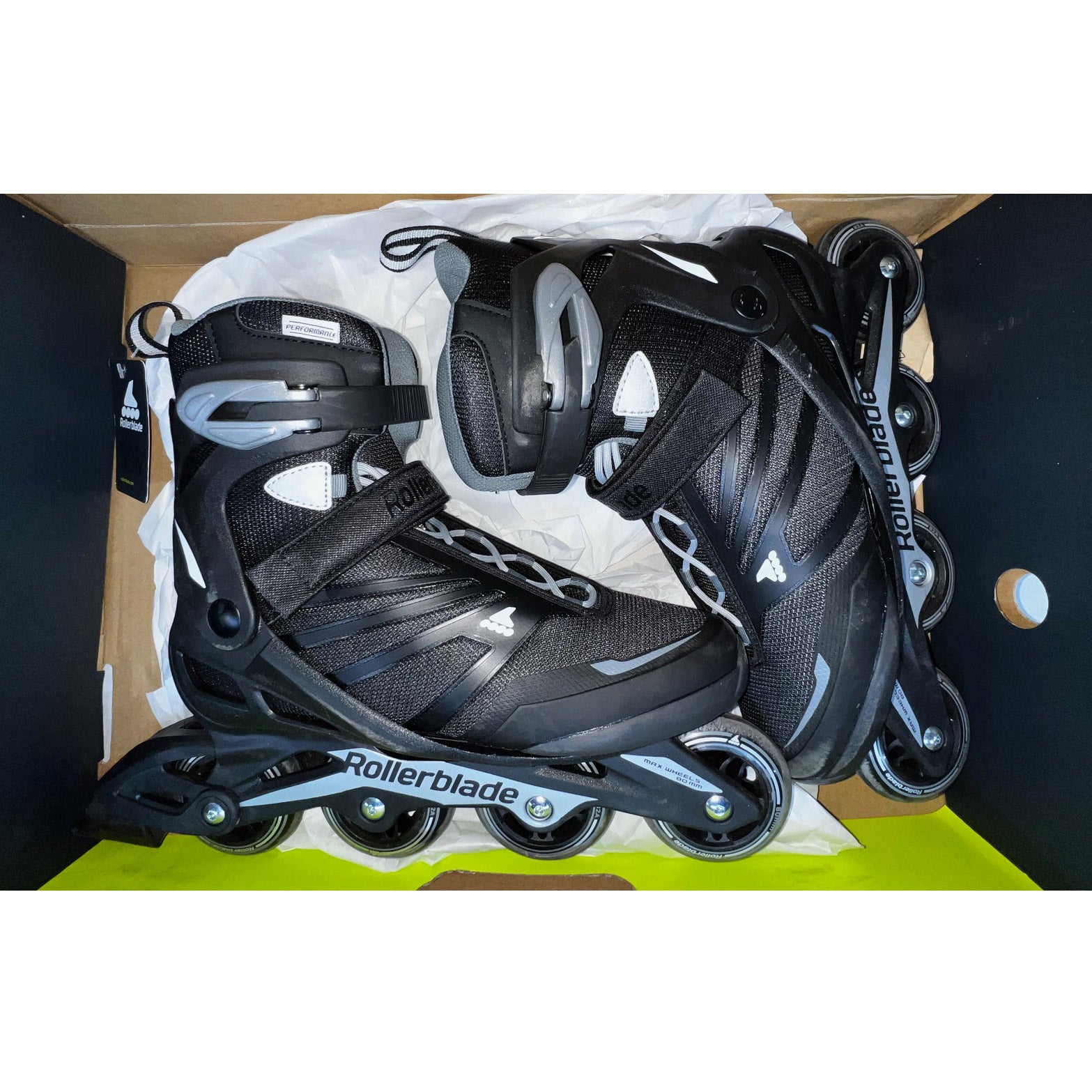 Rollerblade Zetrablade Mens Inline Skates (Moderately Used Size 10)