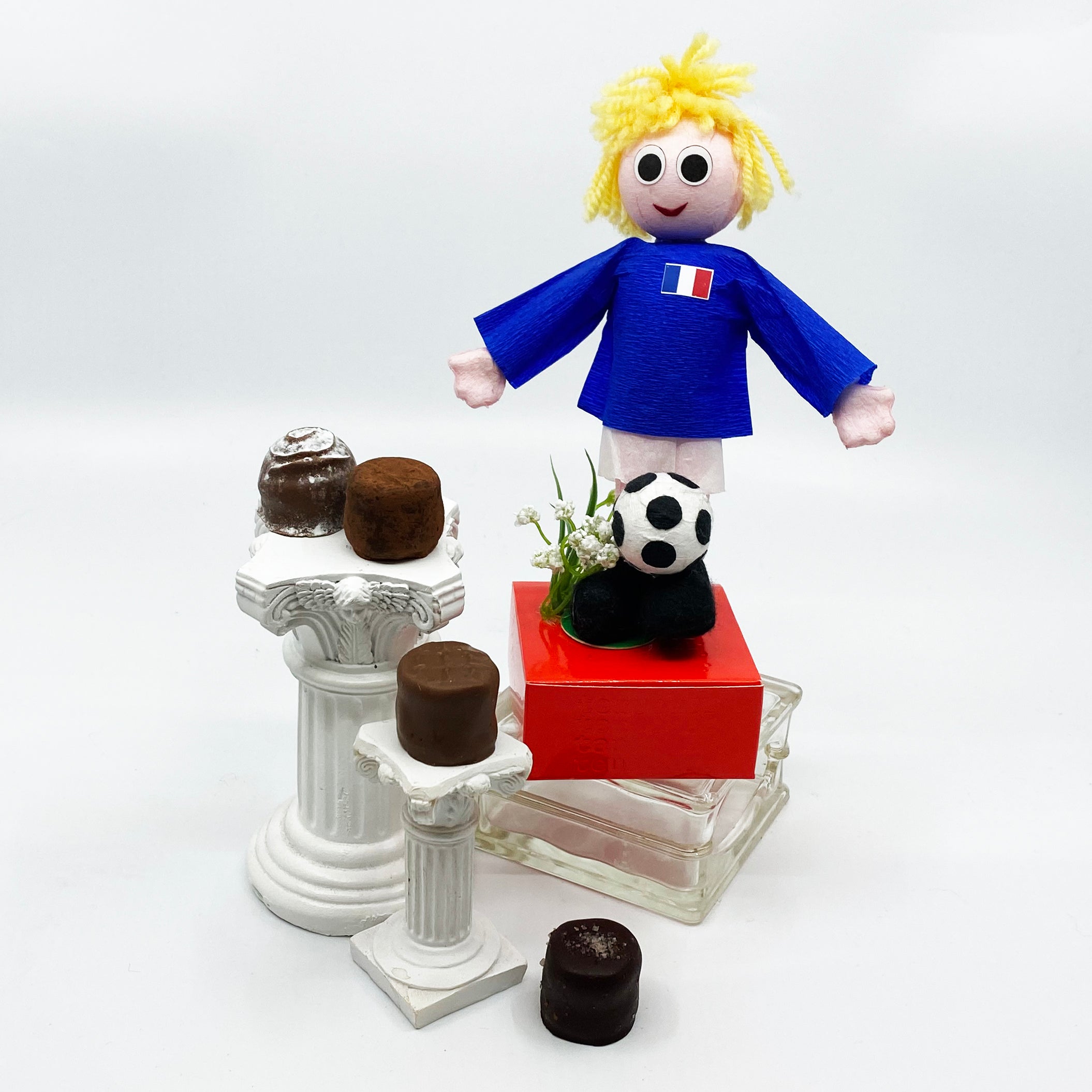 Football Player Truffle Box (4 Truffles)