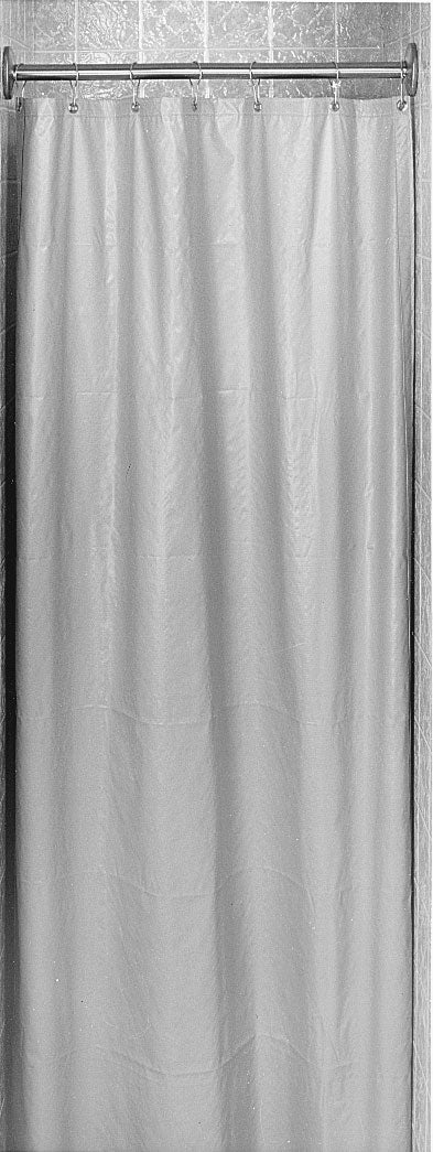 Bradley 9537-367200 - White Antimicrobial Shower Curtain - 36