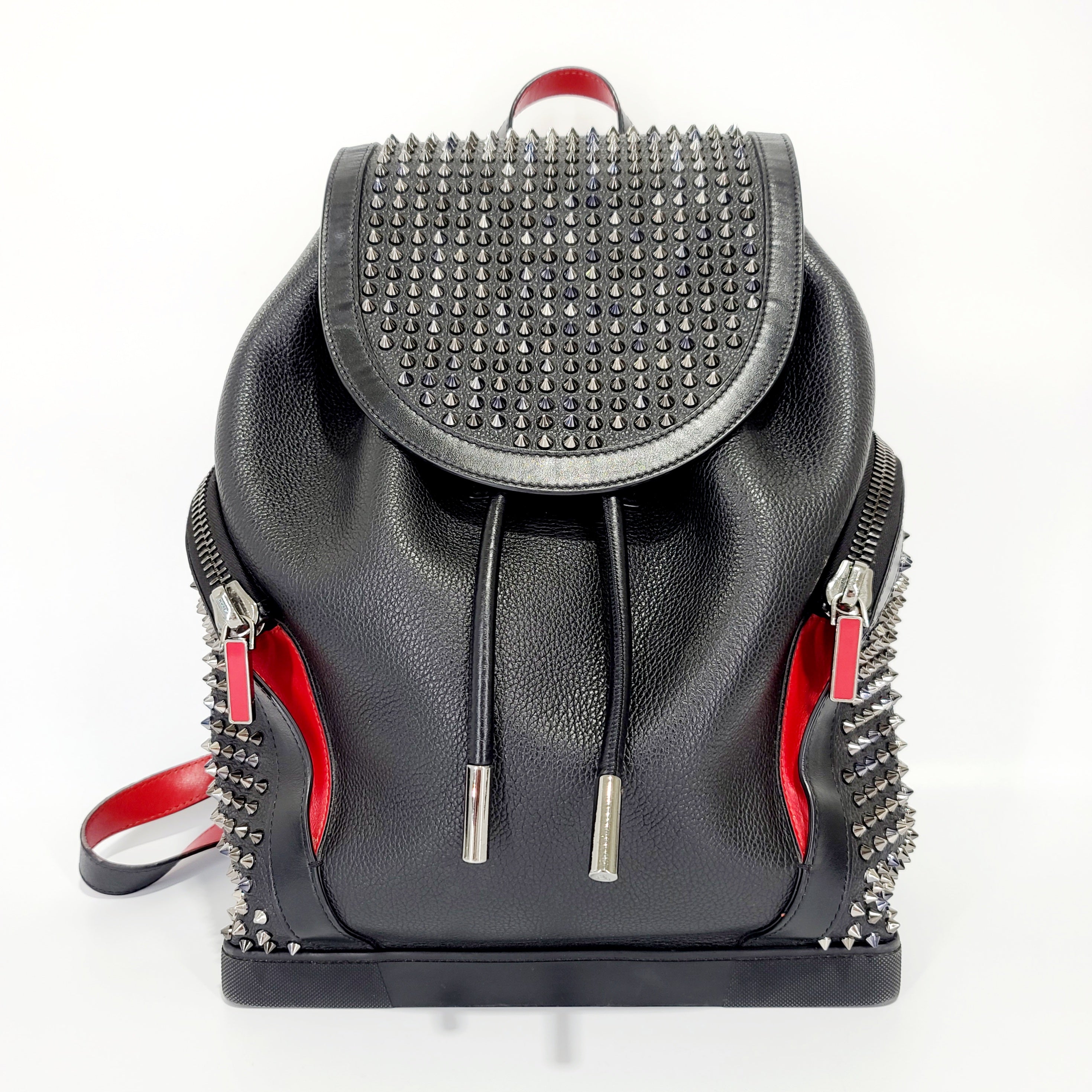 Christian Louboutin Explorafunk Black/Black/Black/Multi Calf Hair Backpack Original Christian Louboutin Listing Price: $3,504.00 + tax