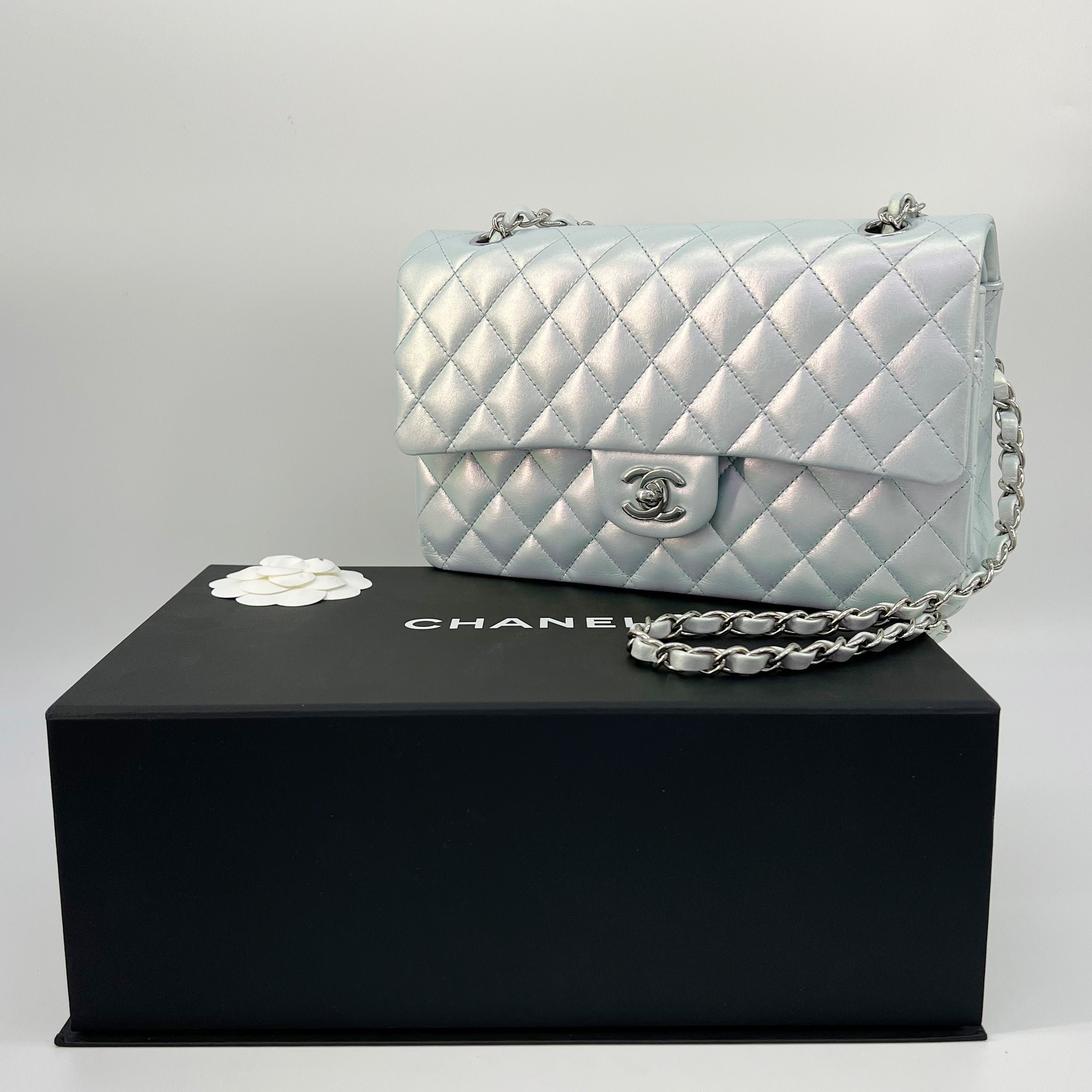 Guaranteed Authentic Chanel Double Flap Classic Timeless 10