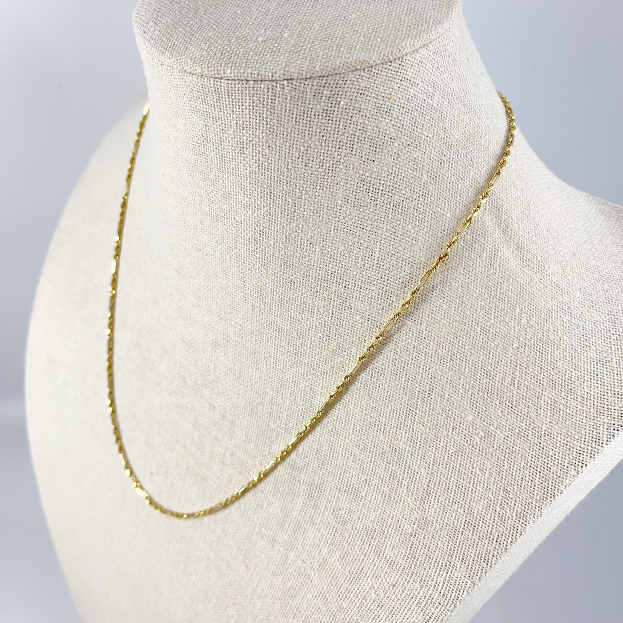 14k Solid yellow Gold Thin Milano Rope Chain Necklace 22