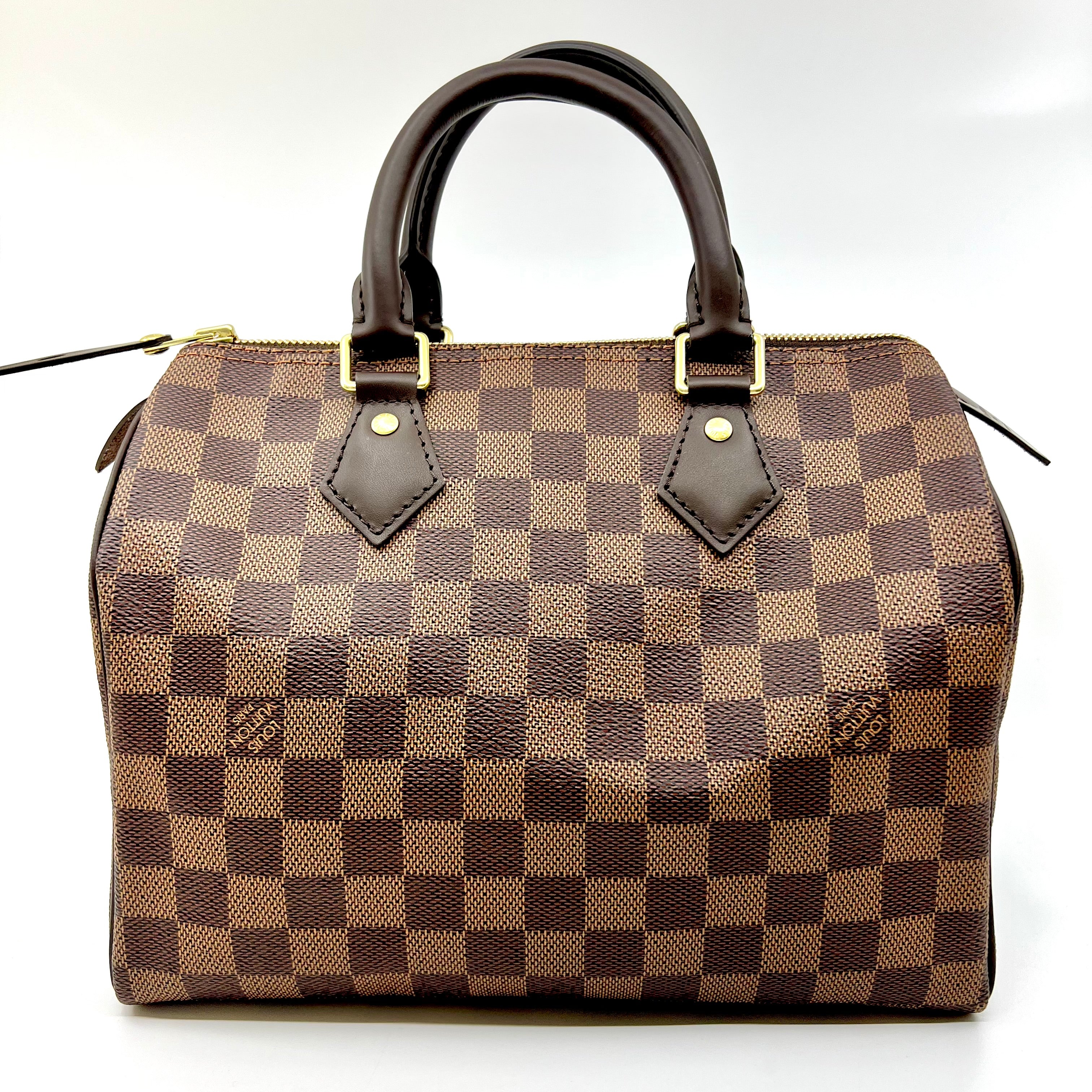 2022 Year LOUIS VUITTON Speedy 25 Damier Ebene