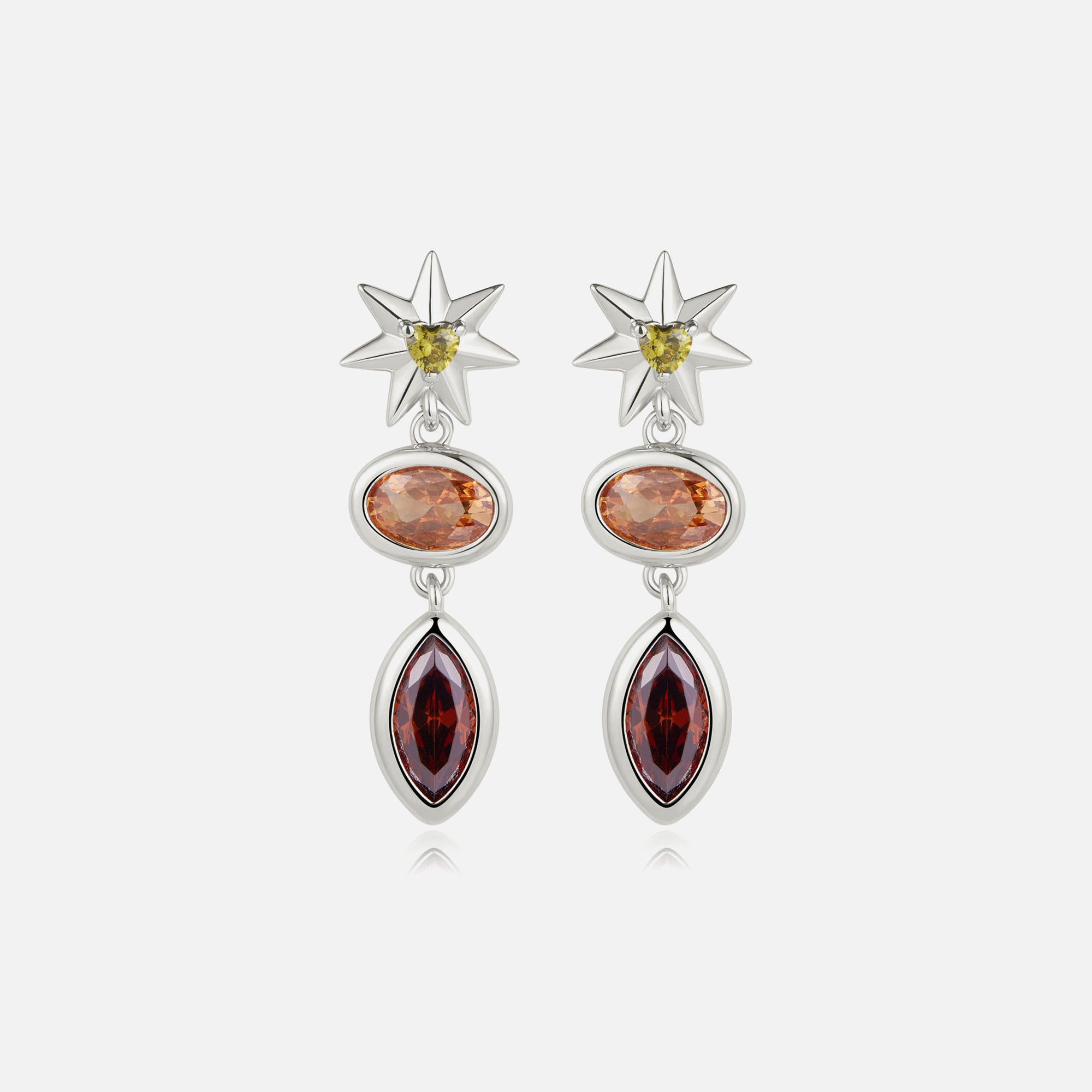 Luv AJ The Starry Stone Studs - Silver