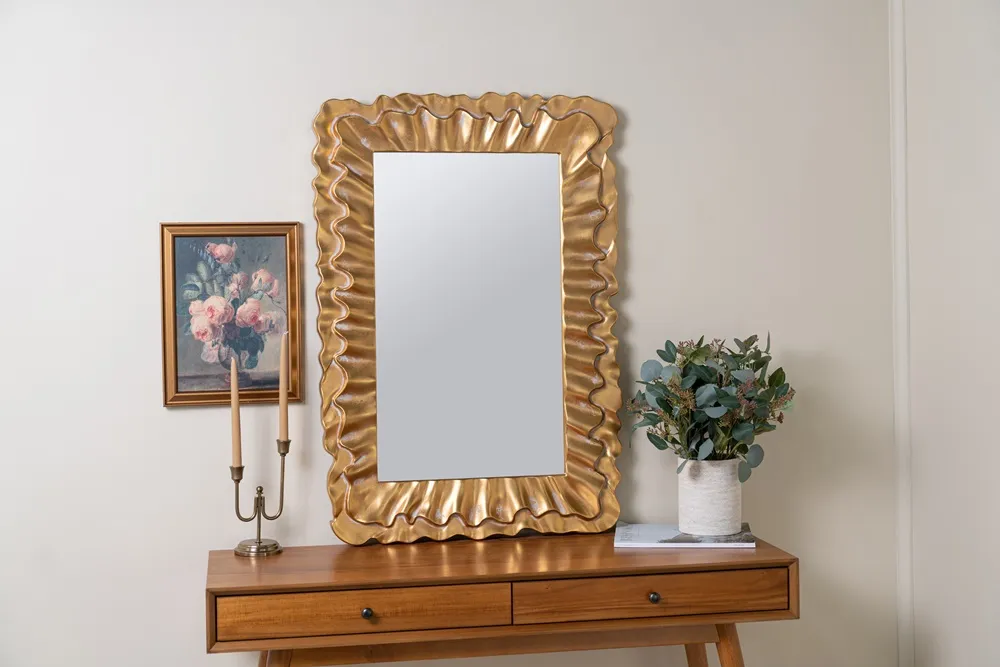 Wavy Gold Mirror - 39