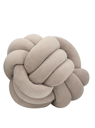 Large Beige Knot Pillow