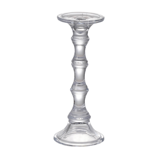 Tall Glass Candlestick