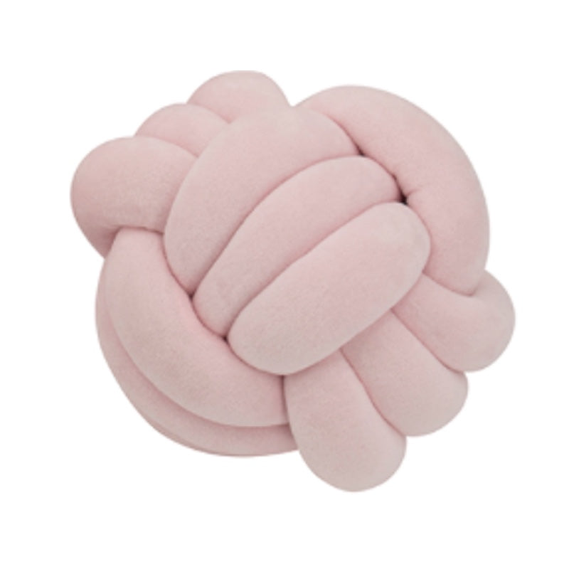 Small Pink Knot Pillow