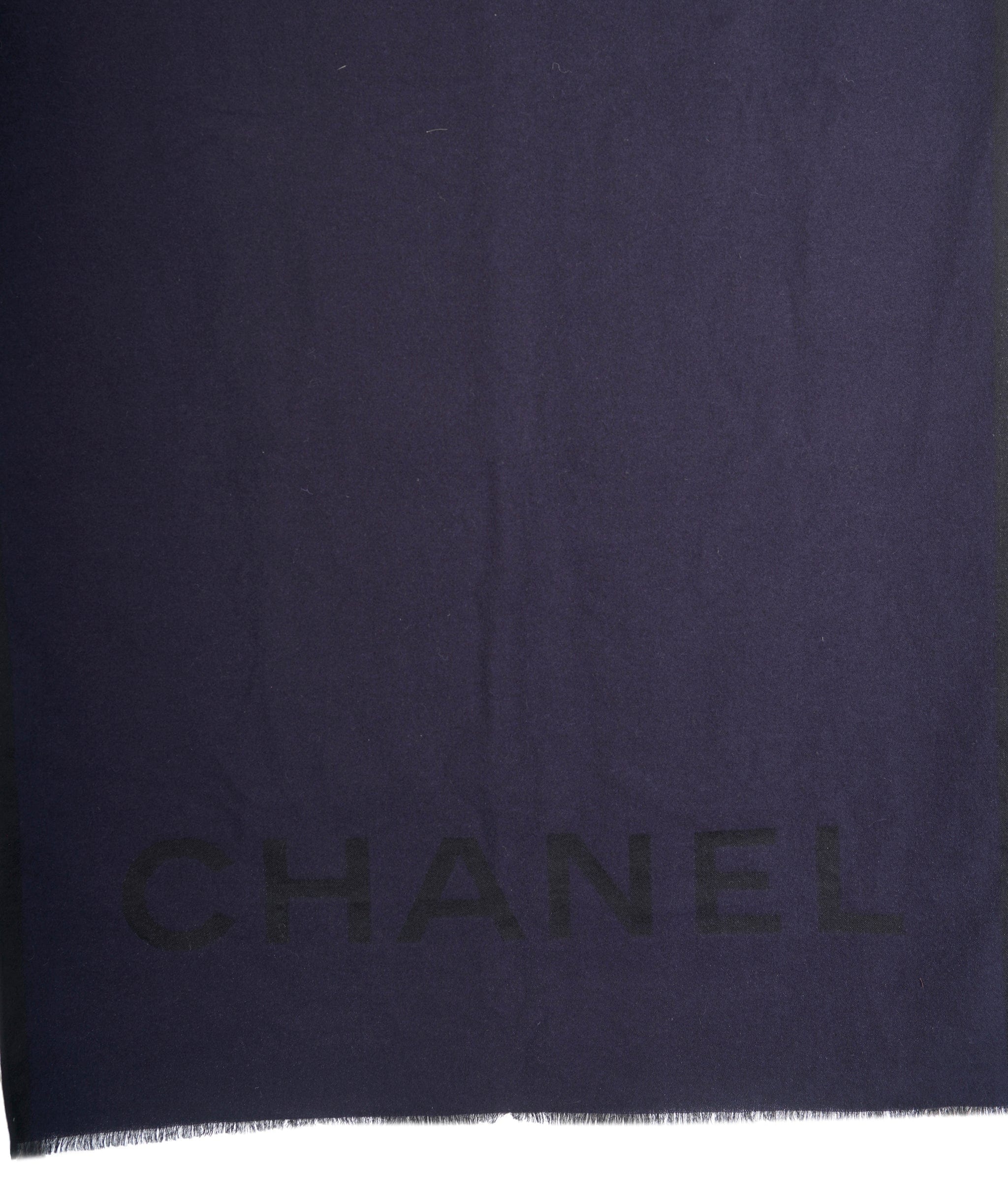 Chanel Black and Navy Scarf ALL0638