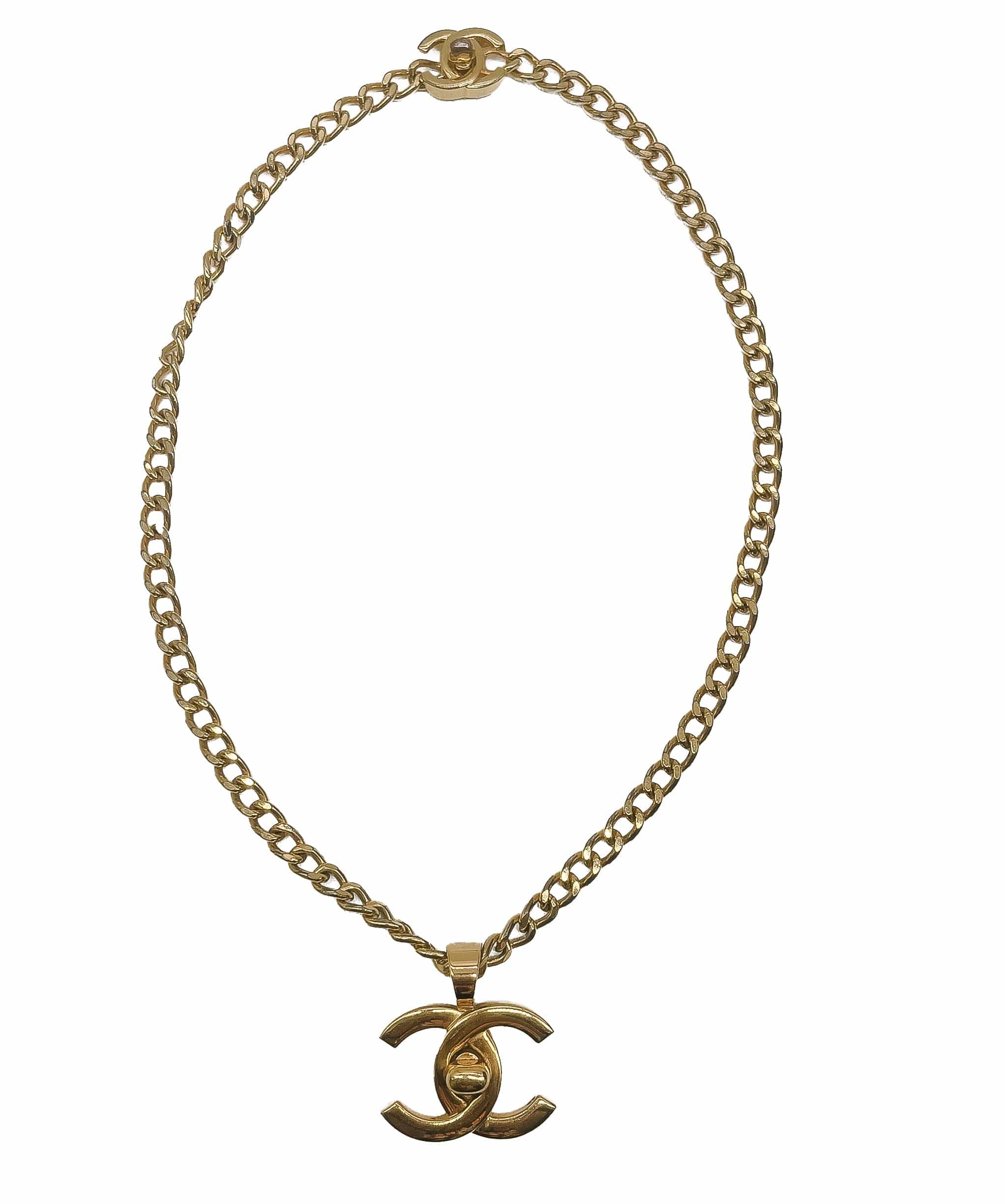 Chanel Turnlock Necklace ASL10207