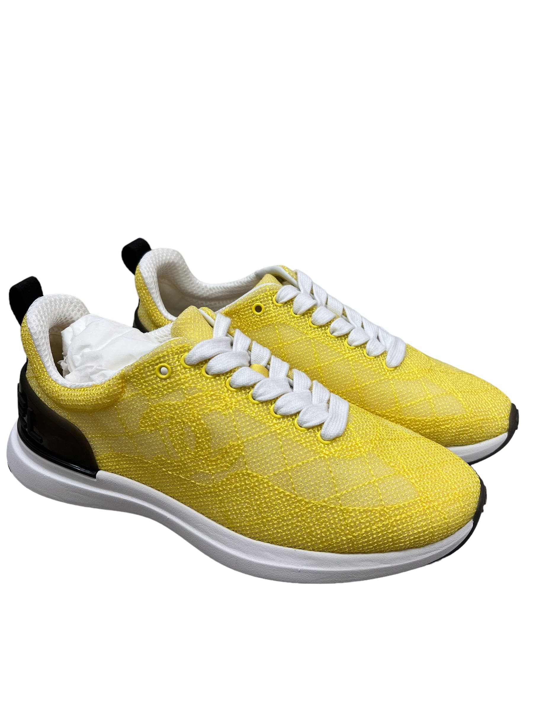 Chanel Trainers - Yellow Mesh Size 37 SKC1670