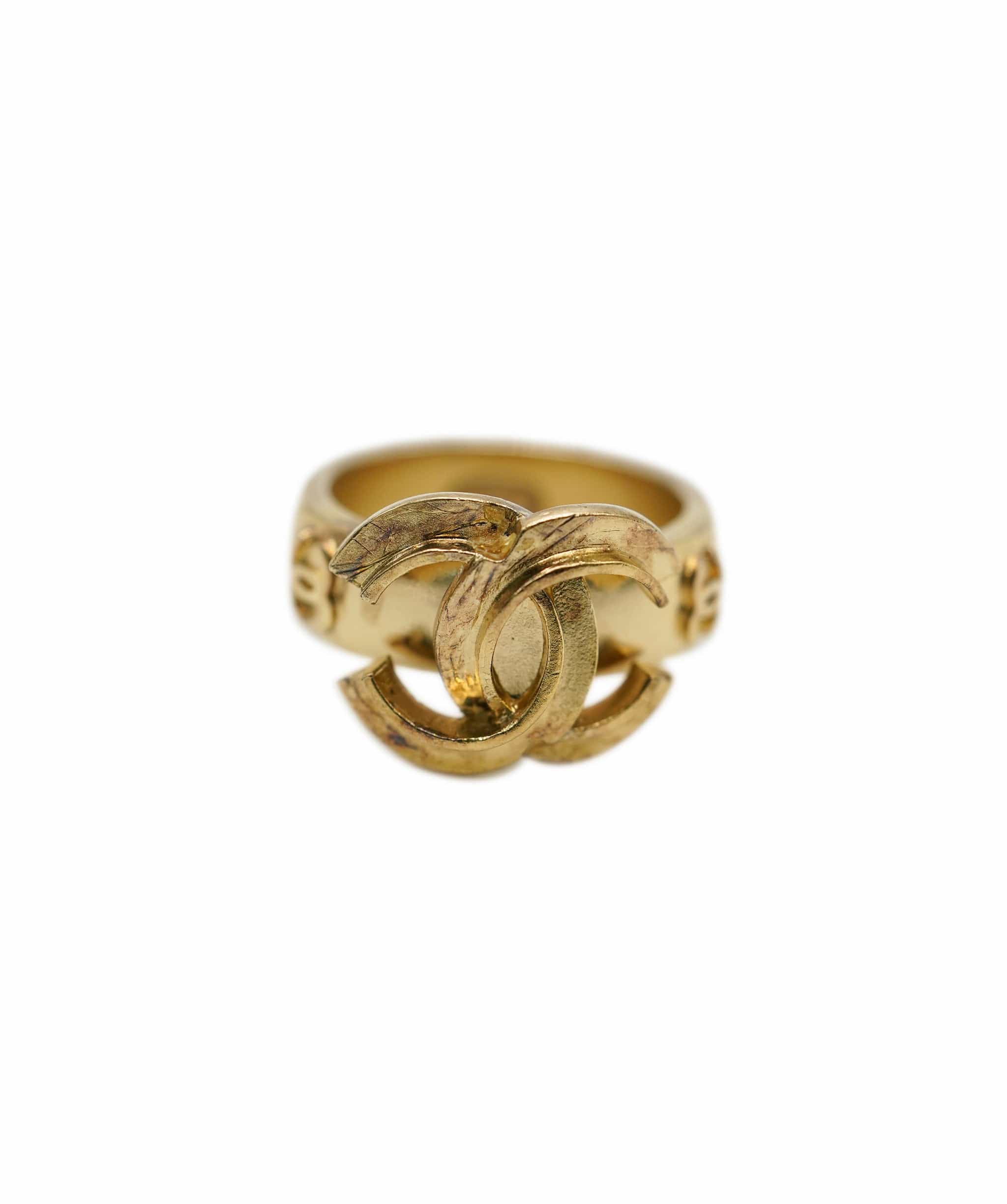CHANEL CC SOLITARE STYLE RING UKL1405