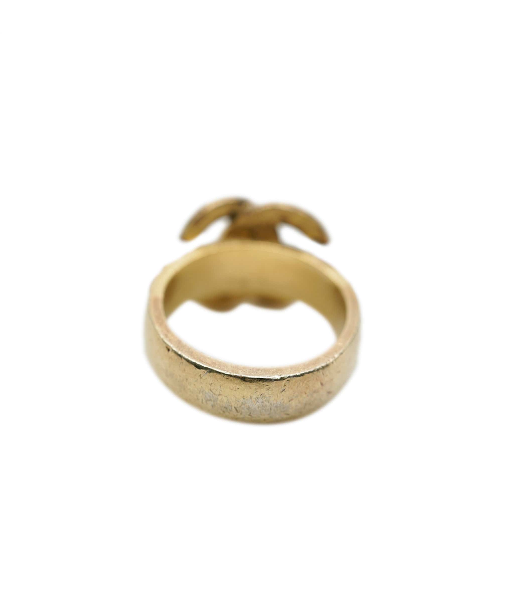 CHANEL CC SOLITARE STYLE RING UKL1405