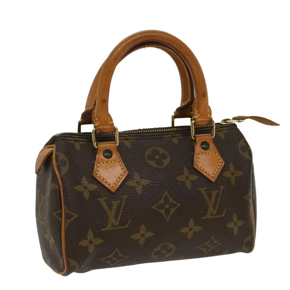 Louis Vuitton Monogram Mini Speedy Hand Bag M41534 LV Auth ASL10360