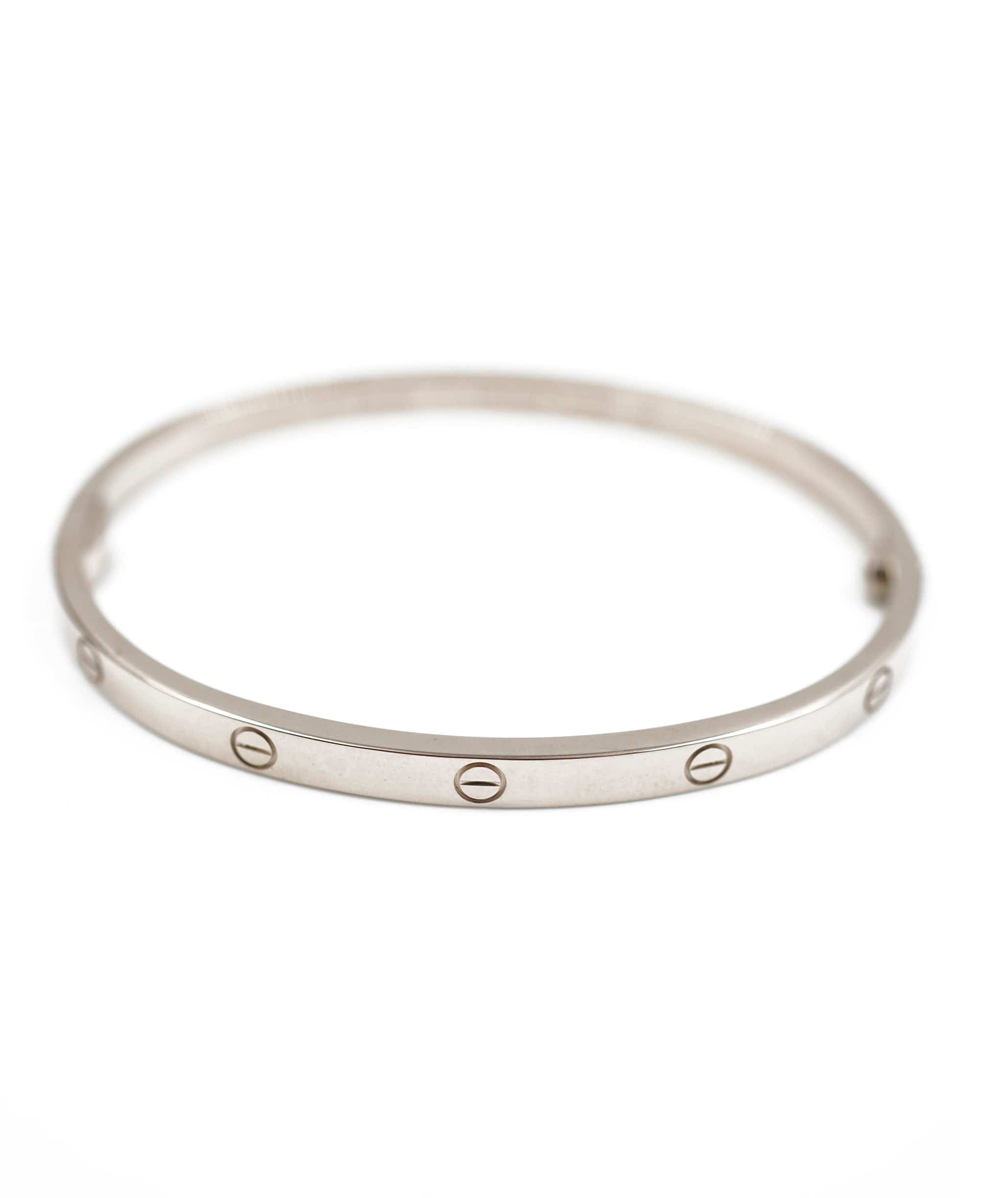 Cartier White Gold Love Bracelet - ASL5246