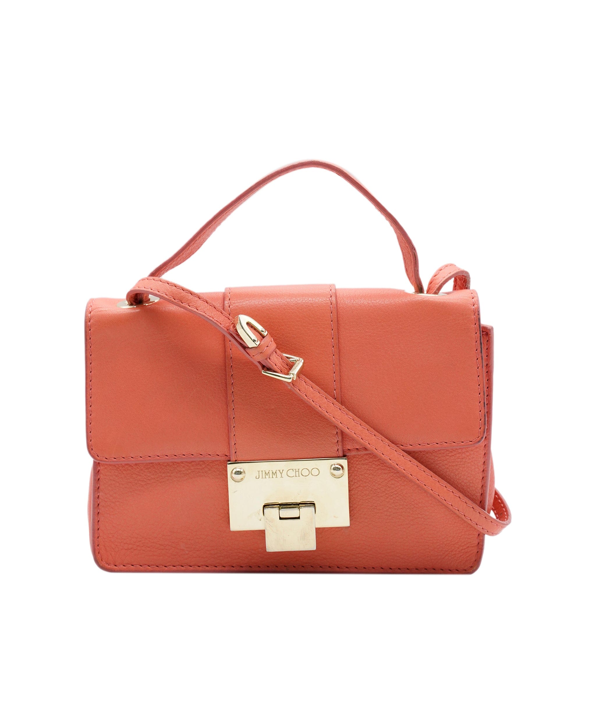 Jimmy Choo orange bag ASL5193