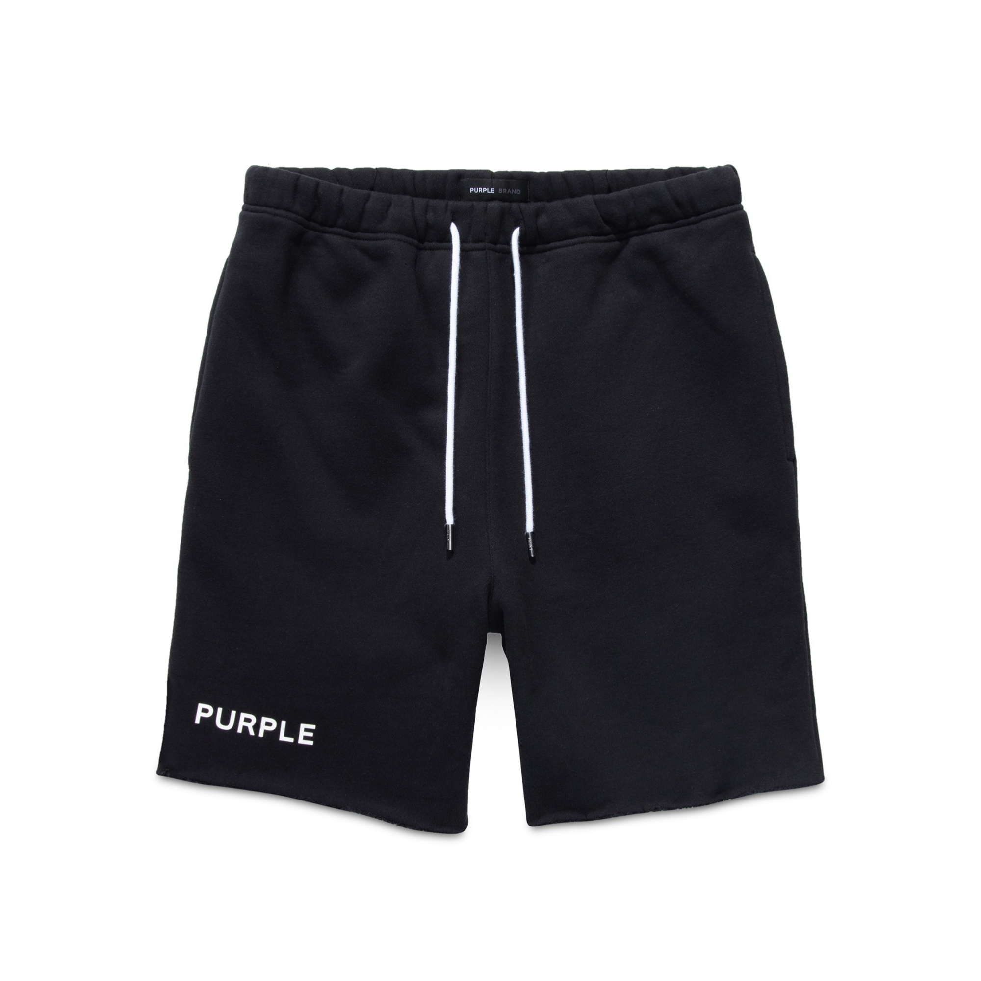 Purple Brand Black Beauty Heavy Fleece Shorts