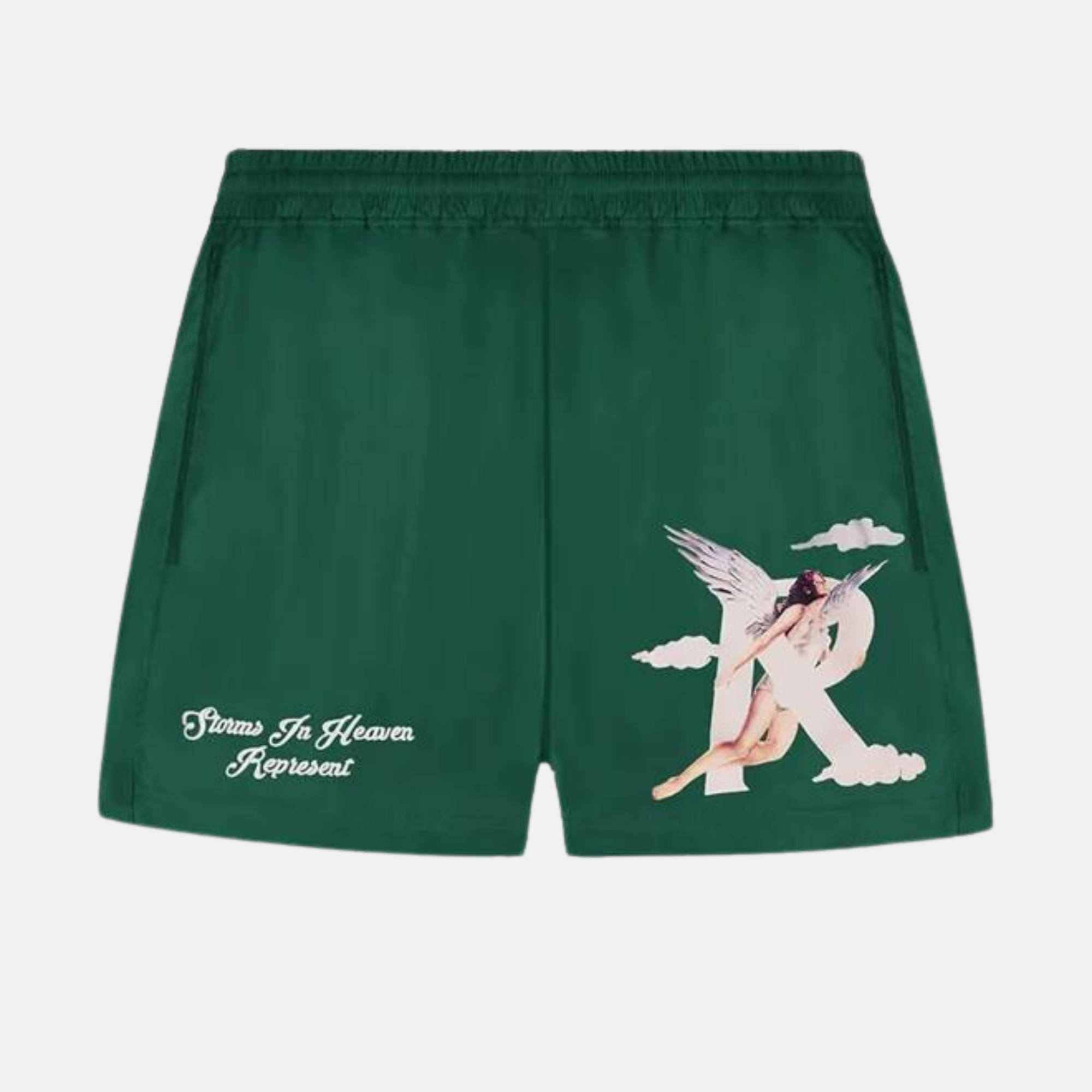 Represent Storms In Heaven Racing Green Shorts