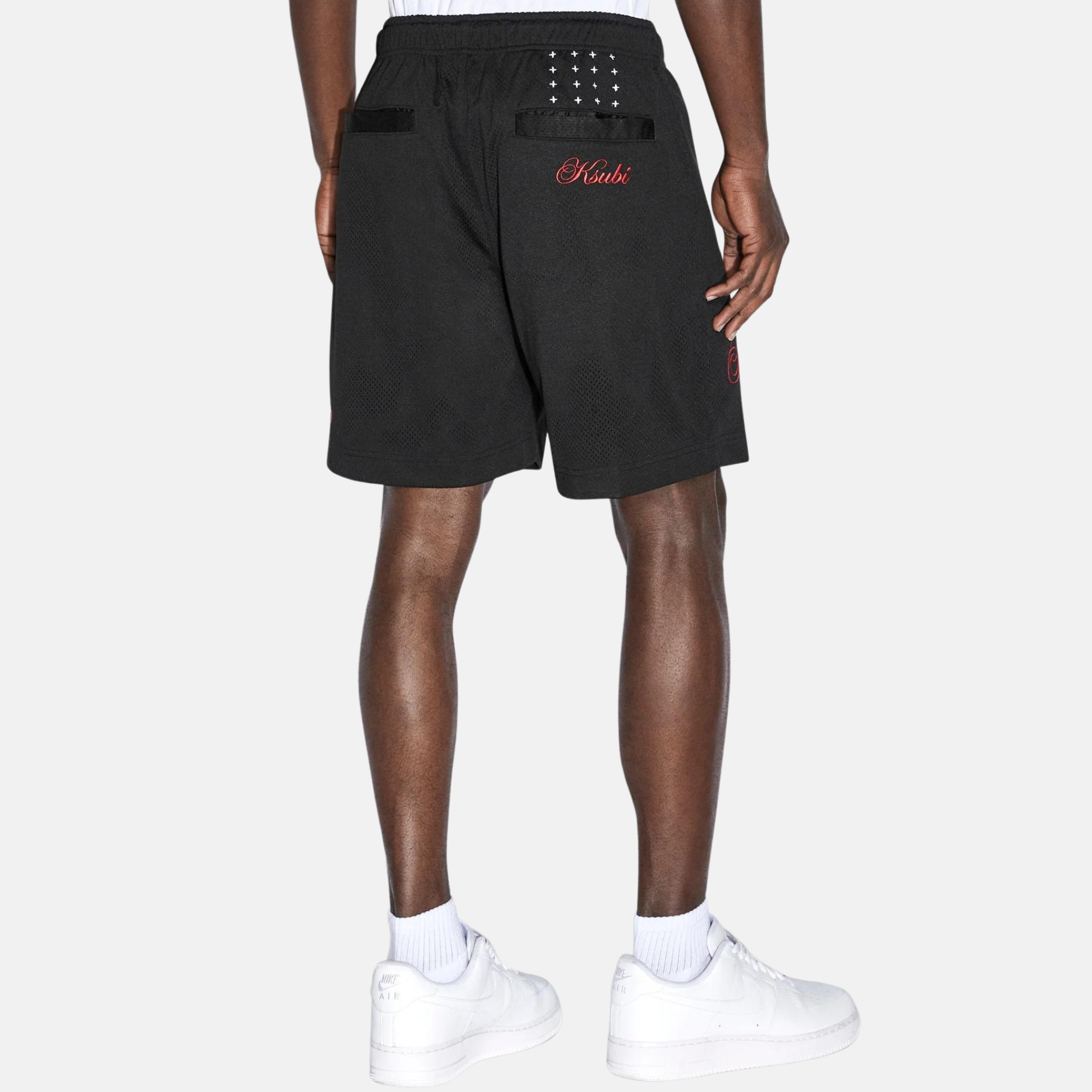 Ksubi Scripted Mesh Short Black