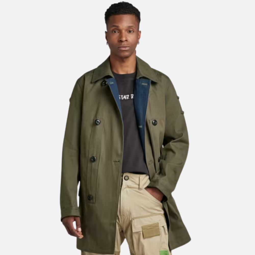 G-Star Raw Double Breasted Loop Trench Coat