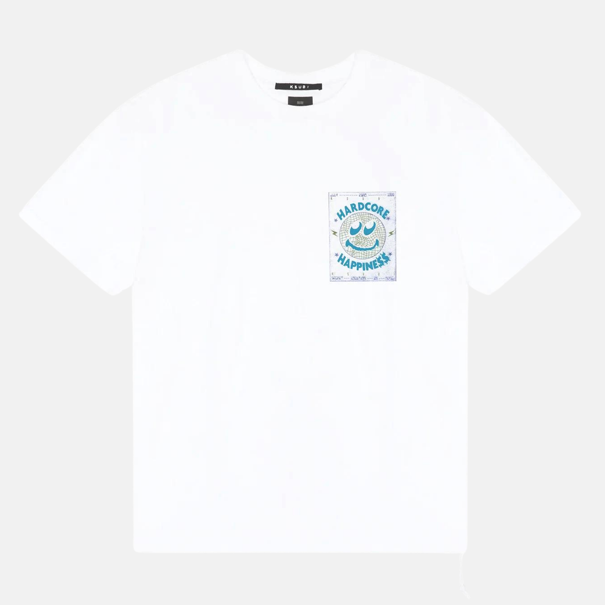 Ksubi Hardcore Biggie Tru White T-Shirt