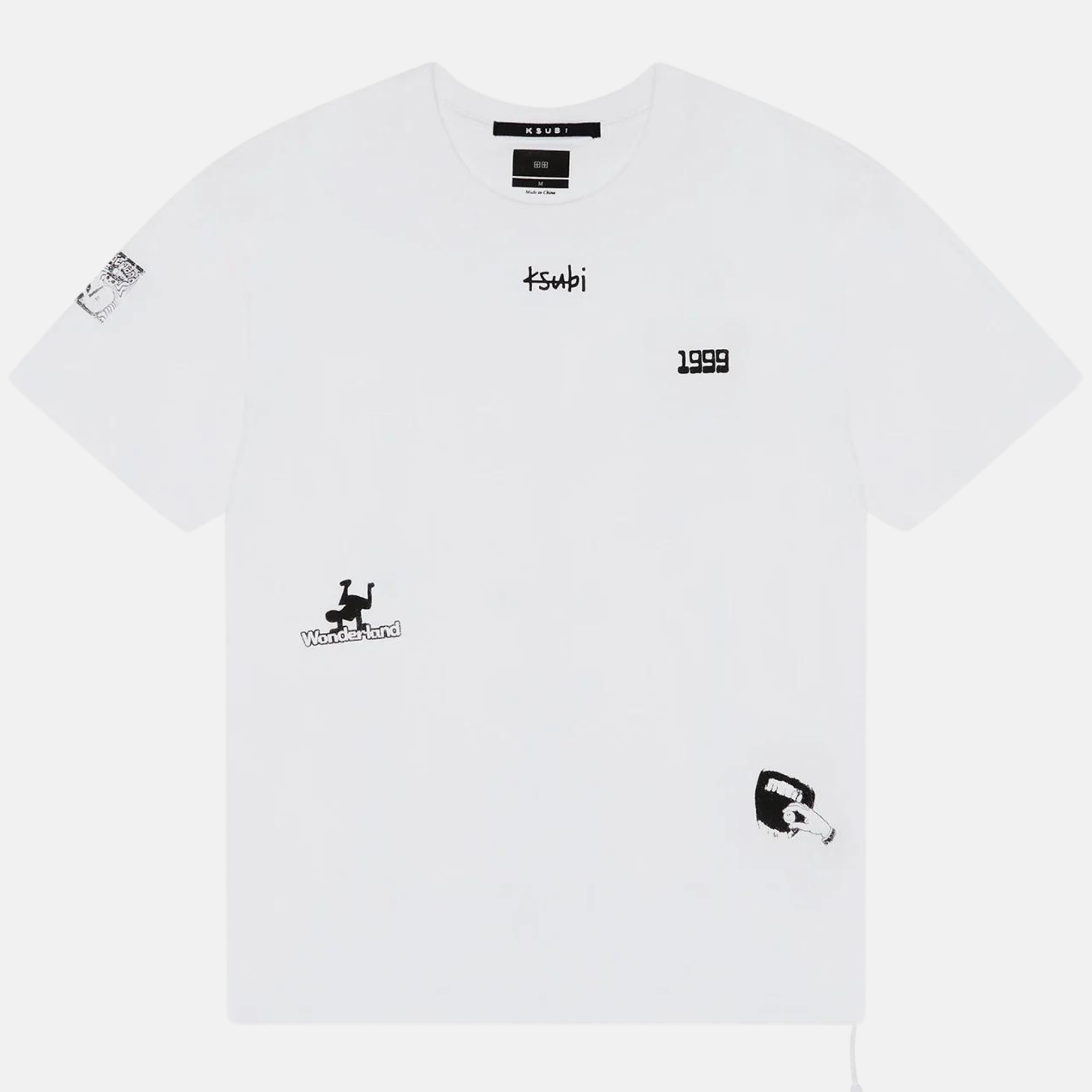 Ksubi Zine Kash Tru White T-Shirt