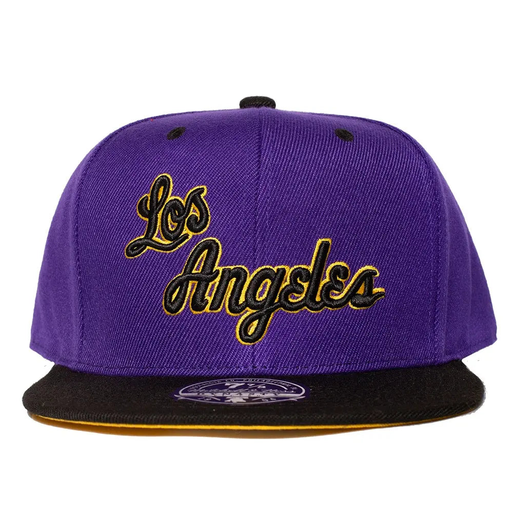 Mitchell & Ness NBA Reload 2.0 Fitted Cap Lakers Purple