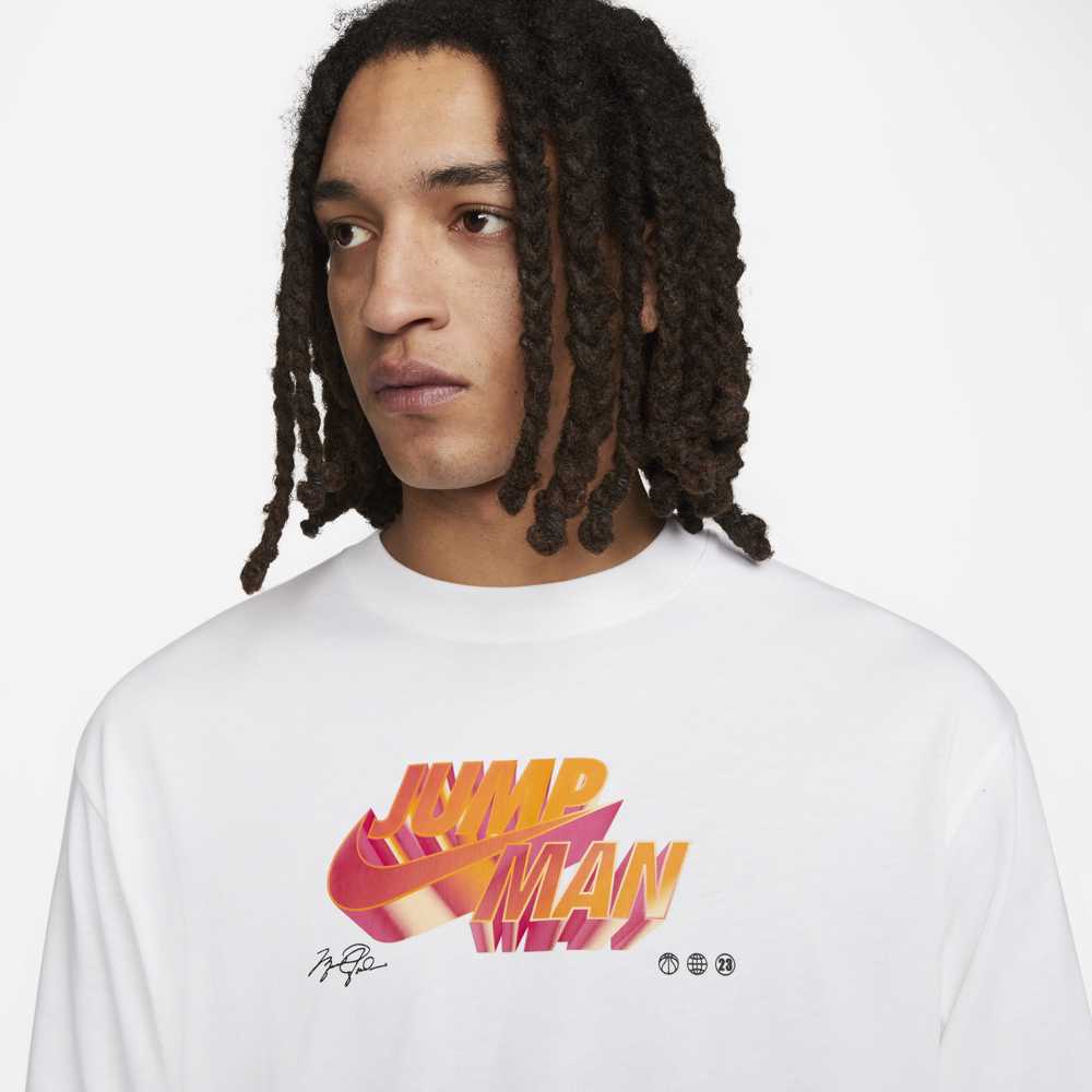 Nike Jump Man Long Sleeve Tee White