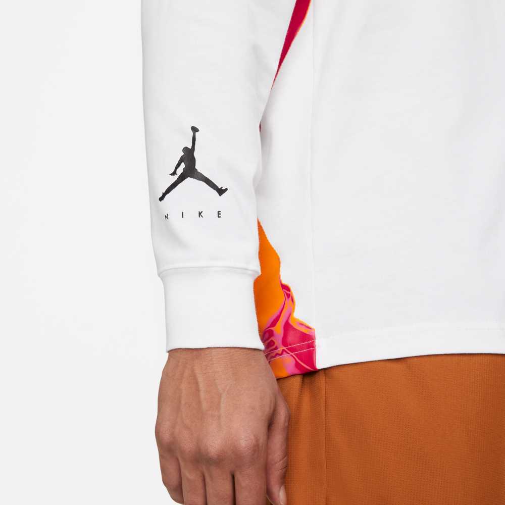 Nike Jump Man Long Sleeve Tee White