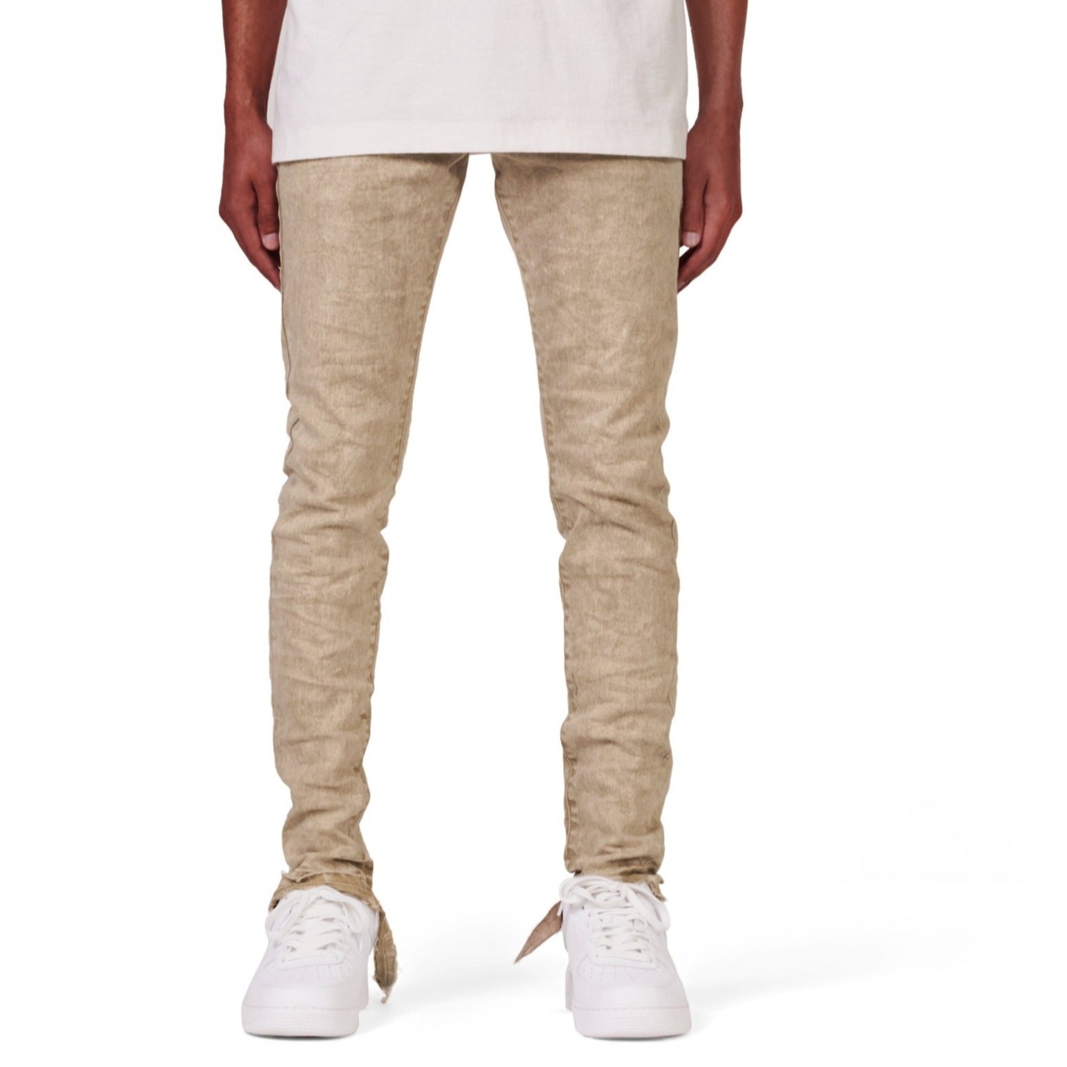 Purple Brand Snow Wash Jean Beige