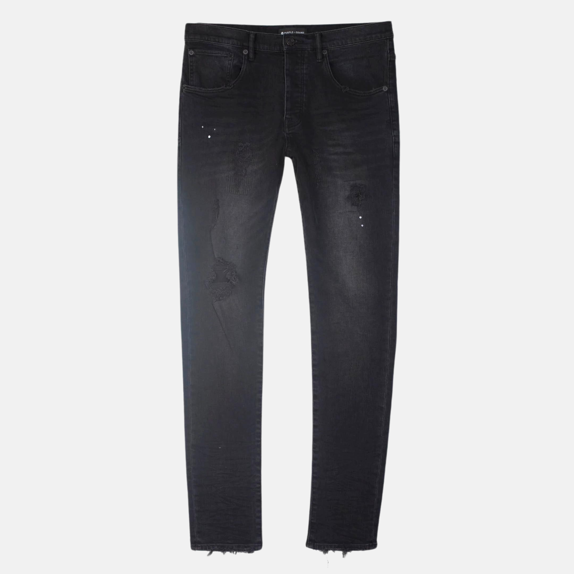 Purple Brand Black Repair Jeans