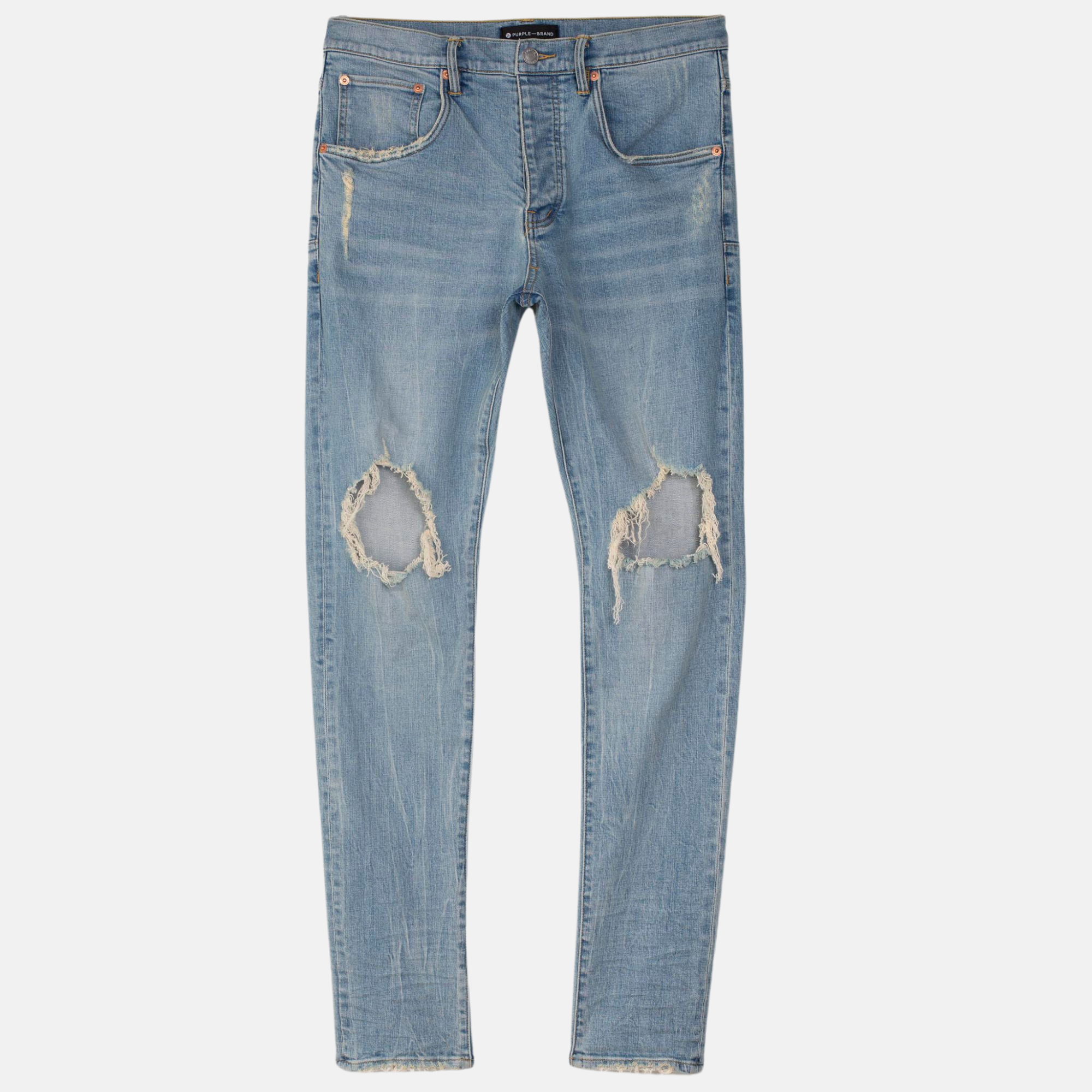 Purple Brand Light Indigo Blowout Jeans