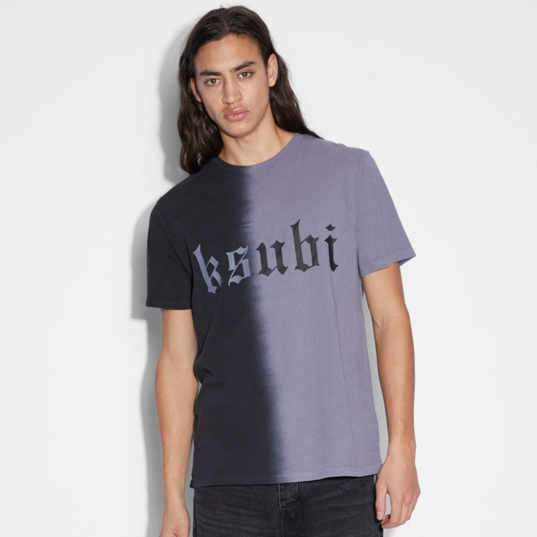 Ksubi Kult Kash 2 Tone Black Grey T-Shirt