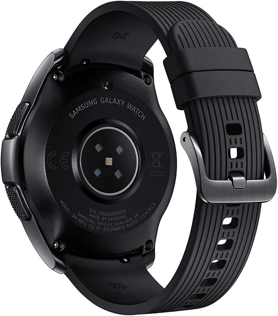 Samsung Galaxy Watch GPS+Cellular w/42mm Case & Rubber Band - Midnight Black (Refurbished)
