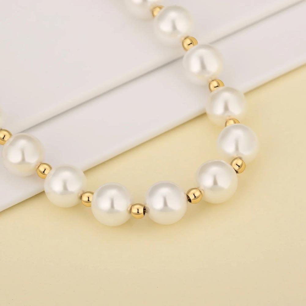 8mm Freshwater Pearl Beaded Necklace for Women