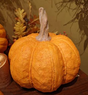 Orange Ceramic Pumpkin