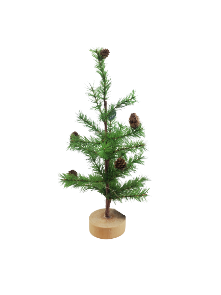 Lighted Mini Tree Flocked Or Unflocked