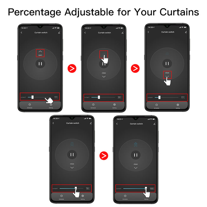 Percentage Adjustable for Y our Curtains