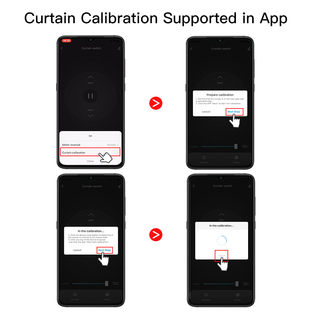 Curtain Calibration Supported in App