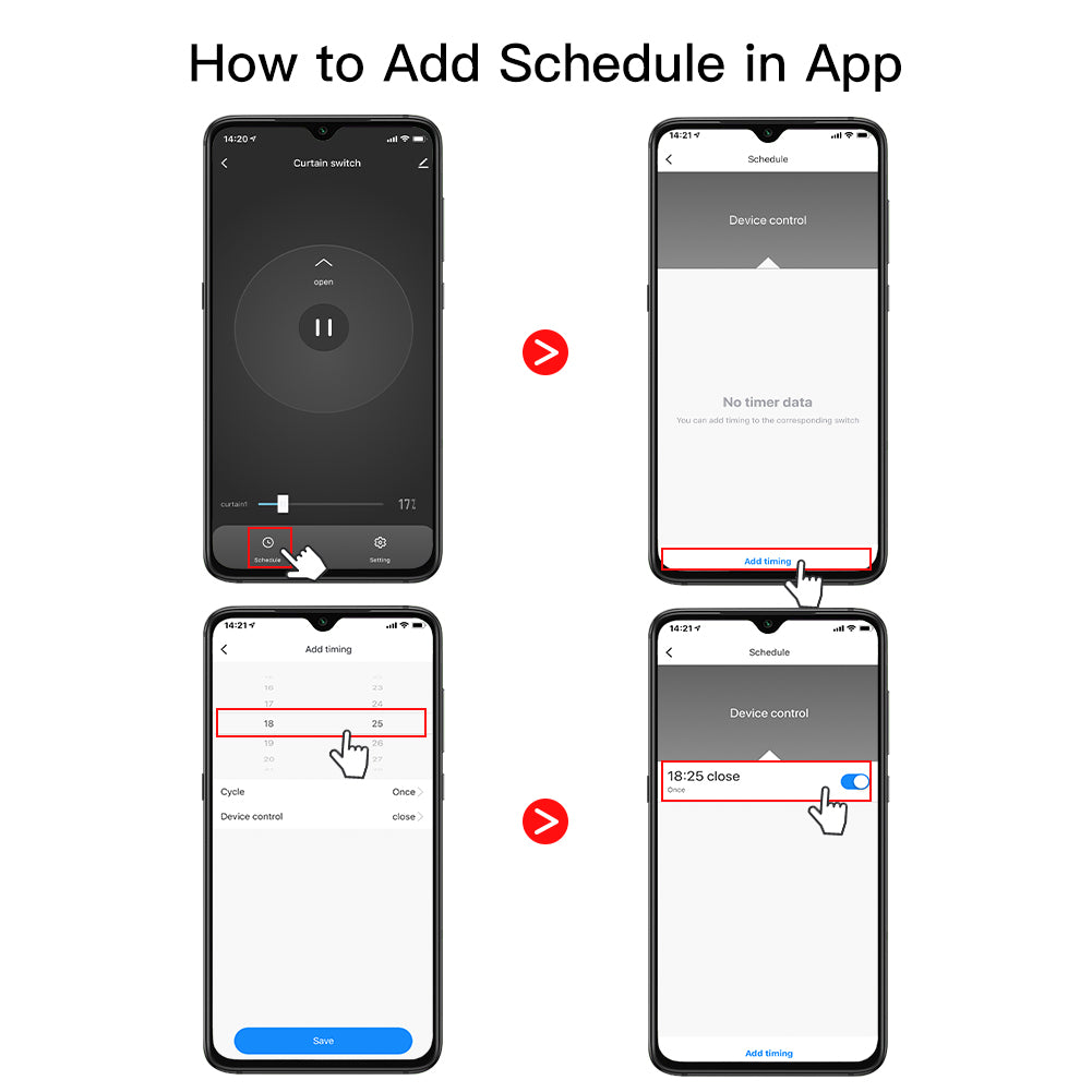 How to Add Schedule in App