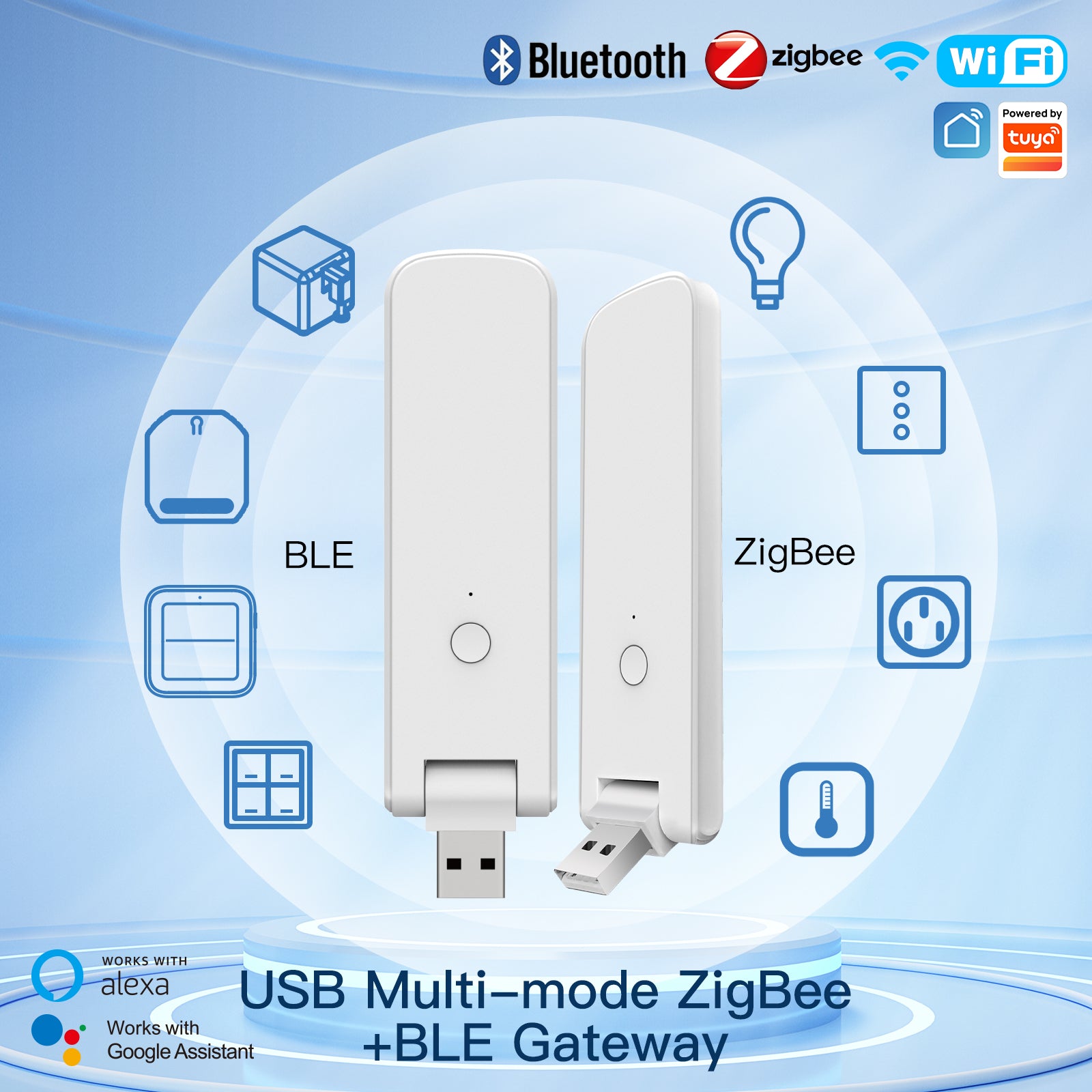 USB Multi- -mode ZigBee nt+BLE Gateway
